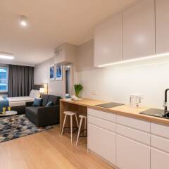 Отель Q17 Apartments Польша, Вроцлав - отзывы, цены и фото номеров - забронировать отель Q17 Apartments онлайн в номере фото 2