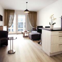 Отель Leipzig Apartmenthaus комната для гостей фото 5