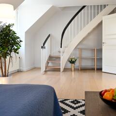 Апартаменты Super Cozy 3-bedroom Duplex Apartment in Frederiksberg Close to Copenhagen Zoo Фредериксберг фото 11