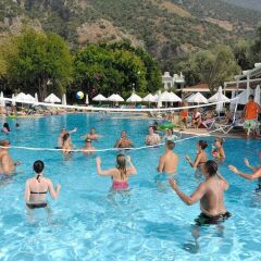 Belcekiz Beach Club Турция, Олудениз - 1 отзыв об отеле, цены и фото номеров - забронировать отель Belcekiz Beach Club - All Inclusive онлайн фитнесс-зал фото 3