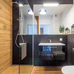 Отель Bastion Walowa by Downtown Apartments Польша, Гданьск - отзывы, цены и фото номеров - забронировать отель Bastion Walowa by Downtown Apartments онлайн ванная