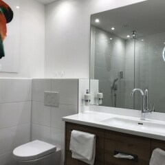 Отель Westside Hotel garni Германия, Мюнхен - отзывы, цены и фото номеров - забронировать отель Westside Hotel garni онлайн ванная
