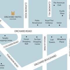 Orchard Hotel Singapore городской автобус