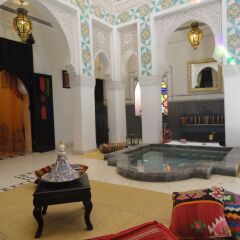 Отель Riad & Spa Ksar Saad Марокко, Марракеш - отзывы, цены и фото номеров - забронировать отель Riad & Spa Ksar Saad онлайн бассейн фото 2