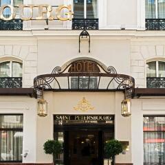 Hotel Saint Petersbourg Opera Париж вид на фасад