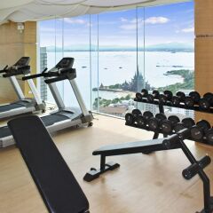 Отель Wong Amat Tower Apt.909 Паттайя фитнесс-зал