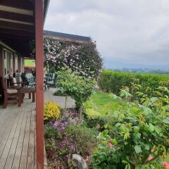 Отель Kauri Lodge Farmstay балкон