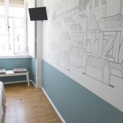 Отель Lisbon Check-In Guesthouse Португалия, Лиссабон - 2 отзыва об отеле, цены и фото номеров - забронировать отель Lisbon Check-In Guesthouse онлайн интерьер отеля фото 2