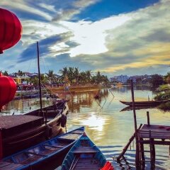 Отель Uptown Hoi An Hotel Вьетнам, Хойан - отзывы, цены и фото номеров - забронировать отель Uptown Hoi An Hotel онлайн приотельная территория