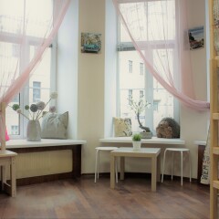 Гостиница HostelAstra Na Basmannom 2* Кровать в женском общем номере с двухъярусными кроватями фото 2