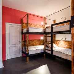 Хостел Five Stars Кровать в женском общем номере с двухъярусной кроватью фото 4