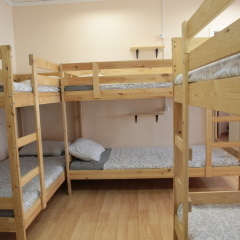 Hostel White Nights on Sadovaya Кровать в общем номере с двухъярусной кроватью фото 7