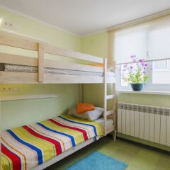 Хостел Олимп Кровать в мужском общем номере с двухъярусными кроватями фото 3