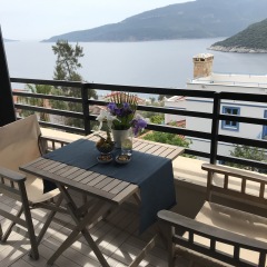Бутик- True Blue Kalkan Турция, Калкан - отзывы, цены и фото номеров - забронировать отель Бутик-Отель True Blue Kalkan онлайн балкон