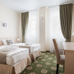 Гостиница Roomp Старосадский Стандартный номер с 2 отдельными кроватями фото 5