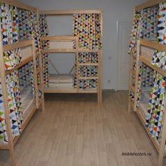 Хостел Bla Bla Hostel Rostov Кровать в общем номере двухъярусные кровати фото 4