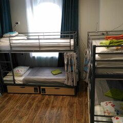 Хостел Кислород O2 Home Кровать в общем номере с двухъярусной кроватью фото 2