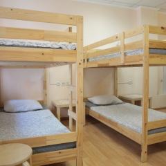 Hostel White Nights on Sadovaya Кровать в общем номере с двухъярусной кроватью фото 5