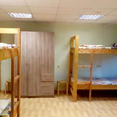 Hostel Apelsin Кровать в общем номере с двухъярусной кроватью фото 6