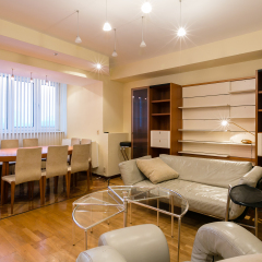 Гостиница MaxRealty24 Slavyanskiy Bulvar в Москве отзывы, цены и фото номеров - забронировать гостиницу MaxRealty24 Slavyanskiy Bulvar онлайн Москва комната для гостей фото 2