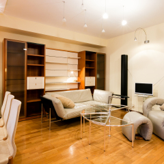 Гостиница MaxRealty24 Slavyanskiy Bulvar в Москве отзывы, цены и фото номеров - забронировать гостиницу MaxRealty24 Slavyanskiy Bulvar онлайн Москва комната для гостей фото 5