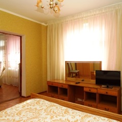 Rusalka Hotel Стандартный семейный номер с разными типами кроватей