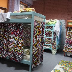 Red House Hostel Кровать в общем номере двухъярусные кровати фото 3