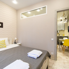 Гостиница More Apartments на Эстонской 37-4 в Красной Поляне отзывы, цены и фото номеров - забронировать гостиницу More Apartments на Эстонской 37-4 онлайн Красная Поляна комната для гостей фото 2