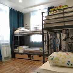 Хостел Кислород O2 Home Кровать в общем номере с двухъярусной кроватью фото 10