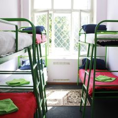 Hostel Aquarel Кровать в общем номере с двухъярусной кроватью фото 16
