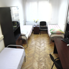 Хостел GORODA Кровать в общем номере с двухъярусными кроватями