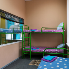 Hostel Aquarel Кровать в общем номере с двухъярусной кроватью фото 6