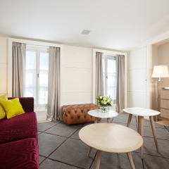 Отель Hôtel Opéra Richepanse 4* Люкс с различными типами кроватей фото 8