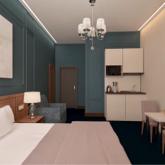 Гостиница Елисеевский 4* Стандартный номер с 2 отдельными кроватями фото 6