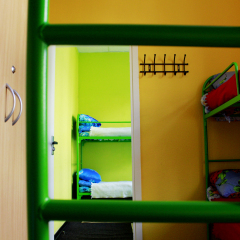 Hostel Aquarel Кровать в общем номере с двухъярусной кроватью фото 21