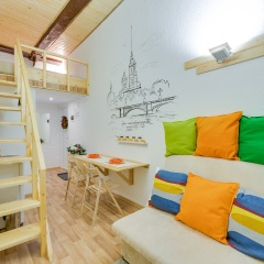 Апартаменты Travelto Kazanski Апартаменты Премиум с различными типами кроватей фото 9