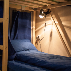 Хостел Cabin Sailor Кровать в общем номере фото 4
