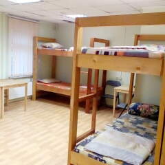 Hostel Apelsin Кровать в общем номере с двухъярусной кроватью фото 4