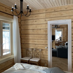 База Отдыха Forrest Lodge Karelia в Сортавале 1 отзыв об отеле, цены и фото номеров - забронировать гостиницу База Отдыха Forrest Lodge Karelia онлайн Сортавала комната для гостей фото 2
