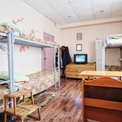 Хостел Сокольники Кровать в общем номере с двухъярусной кроватью фото 3