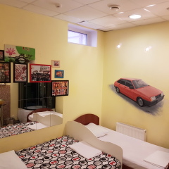 Retro Hostel Номер Эконом разные типы кроватей фото 11