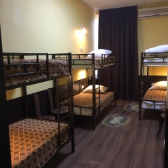 Мини-отель ТарЛеон 2* Кровать в общем номере с двухъярусными кроватями фото 16