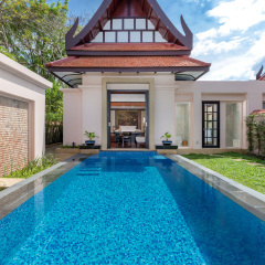 Banyan Tree Phuket Hotel 5* Вилла Делюкс разные типы кроватей фото 9