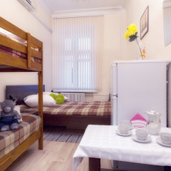 Hostel Yuriy Dolgorukiy Номер с общей ванной комнатой с различными типами кроватей (общая ванная комната) фото 6
