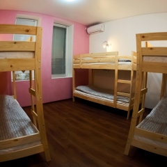 Mayak Hostel Кровать в общем номере с двухъярусной кроватью