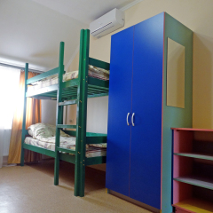 Хостел Мир Без Границ Кровать в общем номере с двухъярусной кроватью фото 10