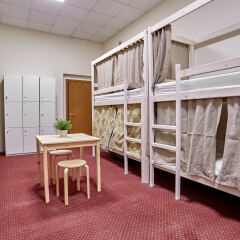 и Хостел Centeral Hotel & Hostel Кровать в общем номере с двухъярусными кроватями фото 8
