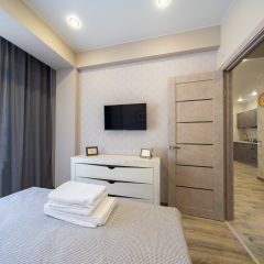 Гостиница More Apartments на Эстонской 37/4 в Красной Поляне отзывы, цены и фото номеров - забронировать гостиницу More Apartments на Эстонской 37/4 онлайн Красная Поляна комната для гостей фото 3