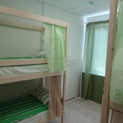 Hostel Artist on Semenovskaya Кровать в общем номере с двухъярусной кроватью