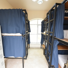 Отель Backpacker 16 Accommodation Кровать в общем номере с двухъярусной кроватью фото 6